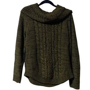 It’s Our Time | Women’s Green Long Sleeve Crowl Sweater | Size S